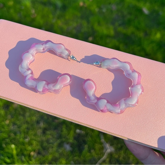 Handmade Y2K Open Hoop Earrings - Picture 8 of 16